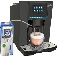 Acopino Vittoria BLACK Kaffeevollautomat – One Touch | integriertes Milchsystem | Farb-Touch-Display