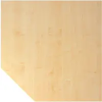 Hjh OFFICE PRO LT12 - Trapezplatte 120x120 Ahorn