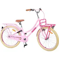 Tpfsports Excellent Kinderfahrrad - Mädchen - 24 Zoll - Rücktritt + Handbremse - Rosa