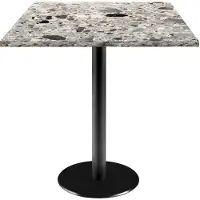 Restootab Tisch 70 x 70 cm – Modell Rome Terrazzo Cepp