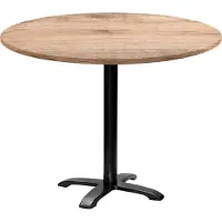 Restootab Runder Tisch Ø 110 cm – Modell Bazila mit natürlichem Tannin