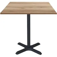 Restootab Tisch 70 x 70 cm – Modell Dina, Eiche Delano