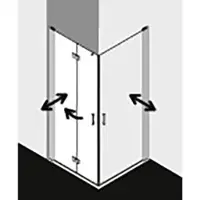 Kermi DI2CR14020VUK Eck-Halbteil rechts Diga 2CR 1400x