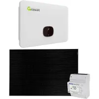 Growatt 25kWp PV-Anlage Glas Glas ohne Speicher mit MID 25KTL3-X 25kW