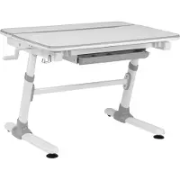 Ergo Ergonomischer Kinderschreibtisch mit Höhenverstellung und Neigungsverstellung Kinder-Schultisch bis 100kg Schublade Taschenhaken