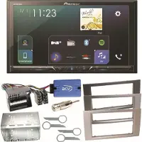Pioneer SPH-DA230DAB Bluetooth Autoradio Einbauset für Ford Focus C-Max Fiesta Transit