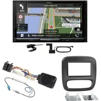 Pioneer AVIC-Z930DAB USB DAB+ MP3 Navigation CD Einbauset für Opel Vivaro B