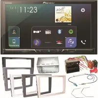 Pioneer SPH-DA230DAB Bluetooth Einbauset für Opel Astra H Corsa D Zafira B Antara