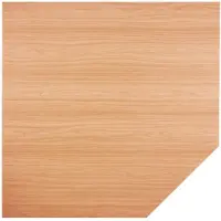 Hjh OFFICE PRO JT12 - Trapezplatte 120x120 Buche
