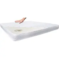 Matratzen Perfekt Viscoschaum Topper Tokio in Weiß | Gr.: 140 x 200 x 12 cm