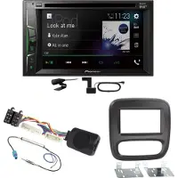 Pioneer AVH-A3200DAB USB DAB+ MP3 Digitalradio Einbauset für Fiat Talento