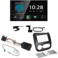 Kenwood DMX5020DABS USB MP3 Bluetooth CarPlay DAB+ Einbauset für Nissan NV300