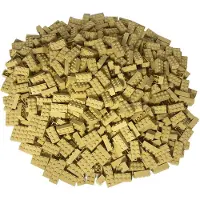 LEGO 2x4 Steine Bausteine Kiloware Hellbeige 1 Kilo - 3001 NEU! Menge 458 Steine – Jede Mischung individuell zusammengestellt