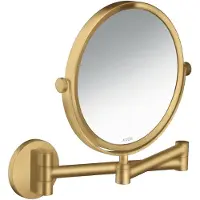 Hansgrohe Rasierspiegel Axor Uni. Circular Wandmontage, brushed gold optic
