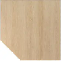 Hjh OFFICE PRO HT12 - Trapezplatte 120x120 Eiche
