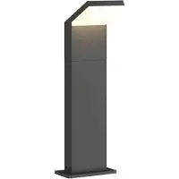Arcchio LED Wegeleuchte Yolena , schwarz, Aluminium, Modern, LED Außenleuchte