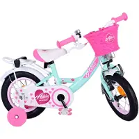 Tpfsports Ashley Kinderfahrrad - Mädchen - 12 Zoll - Rücktritt + Handbremse - Grün