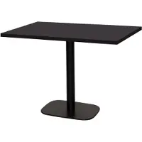 Restootab Tisch 120 x 70 cm – Rund schwarz