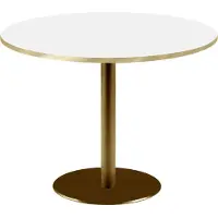 Restootab Runder Tisch Ø 120 cm Rom weiß Bistro