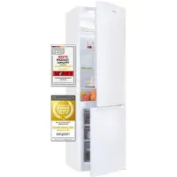 Exquisit Kühl-Gefrierkombination, 262 Liter, Alarm-Funktion, 4 Glasablagen, 3 Gefrierschubladen, 4-Sterne-Gefrierfach, KGC265-70-040D weiss