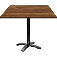 Restootab Tisch 90 x 90 cm – Modell Bazila Hunton-Eiche