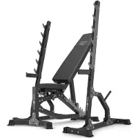 Marbo-sport Marbo Sport - Set MS8_2.0 | Doppelseitig verstellbare Hantelbank + Multilevel-Ständer (2 Stück)