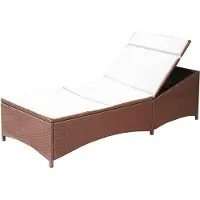 BURI Poly-Rattan Liege braun