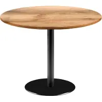 Restootab Runder Tisch Ø 120 cm – Modell Rom, helles Tanninholz