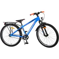 Tpfsports Cross Kinderfahrrad - Jungen - Rücktritt + Handbremse - 24 Zoll - Blau