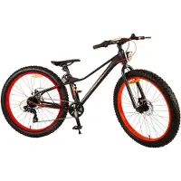 Tpfsports Gradient Kinderfahrrad - Jungen - 26 Zoll - 7-Gang - Scheibenbremse - Schwarz