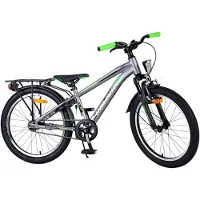 Tpfsports Cross Kinderfahrrad - Jungen - 20 Zoll - Rücktritt + Handbremse - Grau