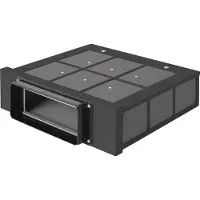 Falmec Umluftbox Carbon. Zeo Deckenlüfter - Auslass seitlich 102293