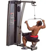 Body-solid Latzug- und Rudermaschine "Pro Dual", Gewichtsblock 95 kg