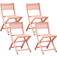 Beliani Stühle 4er Set in Hellgrau aus Kunststoff für Innen- und Außenbereich Geeignet Moderner Stil Plastik Gartenstühle für Garten Terrasse Esszimmer