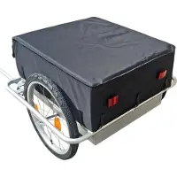 Red Loon Fahrradanhänger Transportanhänger Cargo Trailer - Cargo T4 - Fahrrad Transport Anhänger - Alu Wanne - Aluminium Felgen - 144 Ltr - Premium