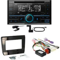 Kenwood DPX-7300DAB Bluetooth DAB CD USB Einbauset für Isuzu D-Max 3 ab 2020