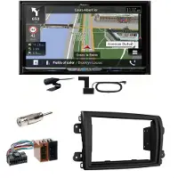 Pioneer AVIC-Z930DAB USB Navigation DAB+ CD Einbauset für Fiat Ducato ab 2022