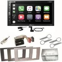 Pioneer AVH-Z5200DAB Android Auto Einbauset für Ford Focus C-Max Fiesta Transit