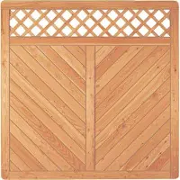 Tetzner & Jentzsch T&J SKAGEN RANK Sichtschutzzaun Lärche 1800 x 1800 mm