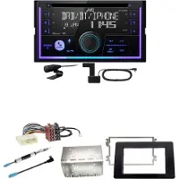 JVC KW-DB95BT Bluetooth Digitalradio USB CD Einbauset für Nissan NV400 ab 2019