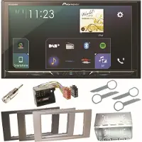 Pioneer SPH-DA230DAB Bluetooth USB Einbauset für Ford Focus C-Max Fiesta Transit