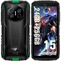 Doogee Fire 3 Ultra 5,5" HD+ Gemini AI Outdoor Handy 24GB+256GB 20 MP Nachtsichtkamera 8350 mAh stoßfestes IP68 Android 15 Smartphone NFC/GPS, Grün