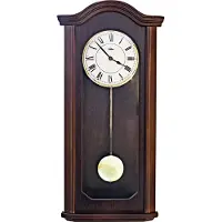 Madre Selva ZEIT.punkt Säntis Funk Wanduhr Pendeluhr Regulator, GERMANY, massives Holzgehäuse, BIM BAM Schlag & Westminster - 345412