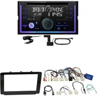 JVC KW-DB95BT Bluetooth Digitalradio USB CD Einbauset für Toyota Hilux 2016-2019