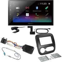 Pioneer DMH-A340DAB USB MP3 DAB+ Moniceiver FLAC Einbauset für Renault Trafic 3