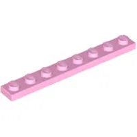 LEGO 1x8 Platte 3460 - 250 Stück Hellrosa