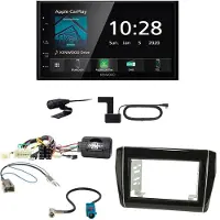 Kenwood DMX5020DABS Bluetooth MP3 DAB+ Einbauset für Suzuki Swift AZ ab 2017
