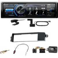 JVC KD-X561DBT Digitalradio Bluetooth USB MP3 FLAC WAV Einbauset für BMW 3er E46