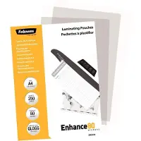 Fellowes Laminierfolien, DIN A4, 80 mic., 250 Stück