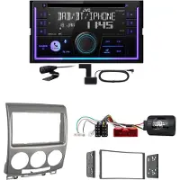 JVC KW-DB95BT Bluetooth Digitalradio USB CD Einbauset für Mazda 5 CR